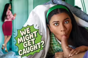 Ameena Green – We Might Get Caught? That Only Makes My Stepdaddy’s Dick Taste Better